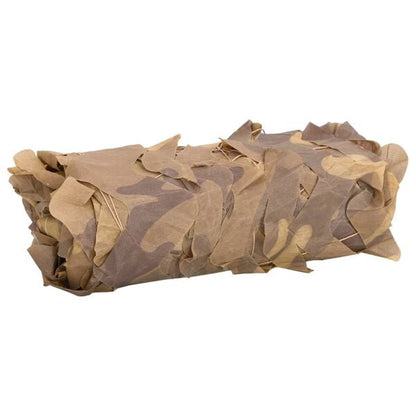 291298 - VIDAXL Rrjetë Kamuflazh me Qese Ruajtjeje 708x423 cm Ngjyrë Rërë