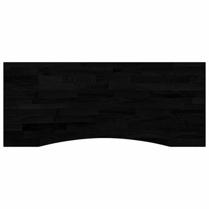 265293 - VIDAXL Sipërfaqe Tavoline Drejtkëndëshe me Ngjyrë Kafe të Errët 120x50x2,5 cm, Dru i Masturbuar Lisi