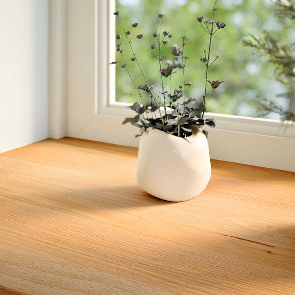 334243 - VIDA XL Praga Dritaresh 2 copë Ngjyrë Kafe e Çelët 120x25x2 cm Dru Masiv Lisi