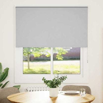 280334 - VIDAXL Perde me Rrotull Blackout Gri e Çelët 135x130 cm Gjerësia e Pëlhurës 131,6 cm Poliester