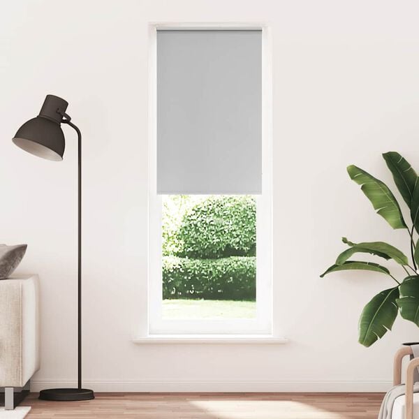 334251 - VIDAXL Perde me Rrotull Blackout Gri e Çelët 65x210 cm, Gjerësia e Pëlhurës 60,7 cm, Poliester