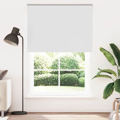 291311 - VIDAXL Perde me Rrotull të Zi, E Bardhë 150x210 cm, Gjerësia e Pëlhurës 146,6 cm, Poliester
