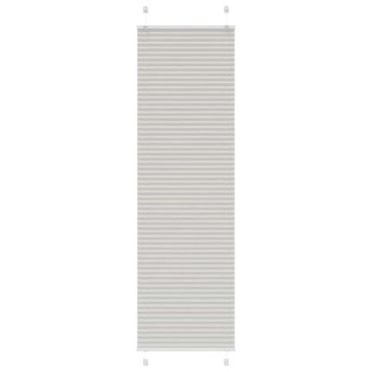 244673 - VIDA XL Perde e Plisuar Gri e Çelët 65x200 cm, Gjerësia e Pëlhurës 64,4 cm, Poliester