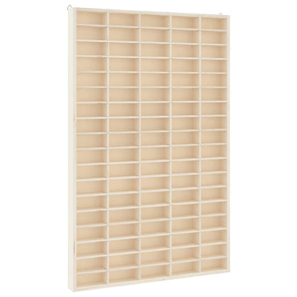 265118 - vidaXL Vitrinë Druri për Koleksione makinash me 90 Ndarje 50.5×4.5×79 cm