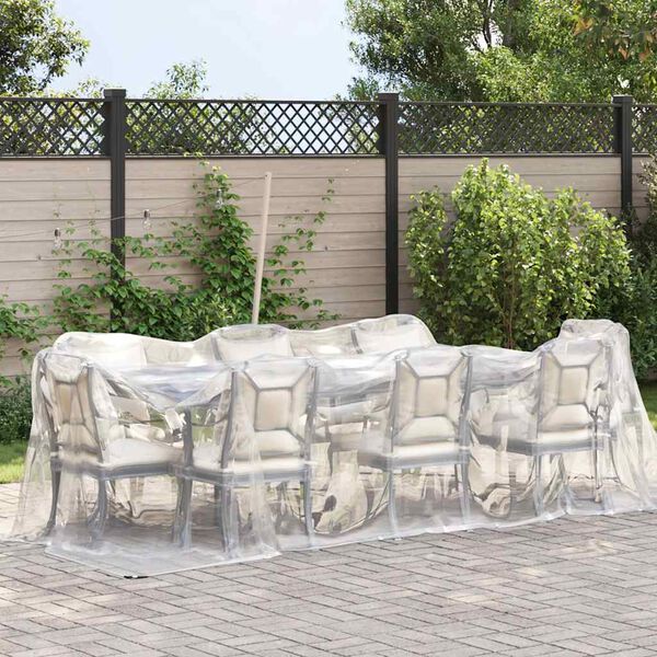 244683 - VIDA XL Tenda Transparente me Vrima Polietileni 2x4 m
