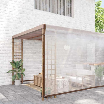 334264 - VIDA XL TENDA TRANSPARENTE ME VRIMA POLIETILENI 8X10 M