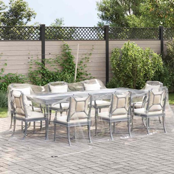 334265 - VIDA XL TENDA TRANSPARENTE ME VRIMA PVC 4X5 M