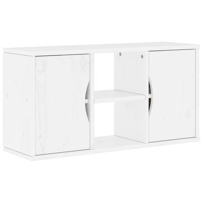 265332 - VIDAXL Kabinet TV "ODDA" i Bardhë 79x24x40 cm Dru Pishe i Fortë