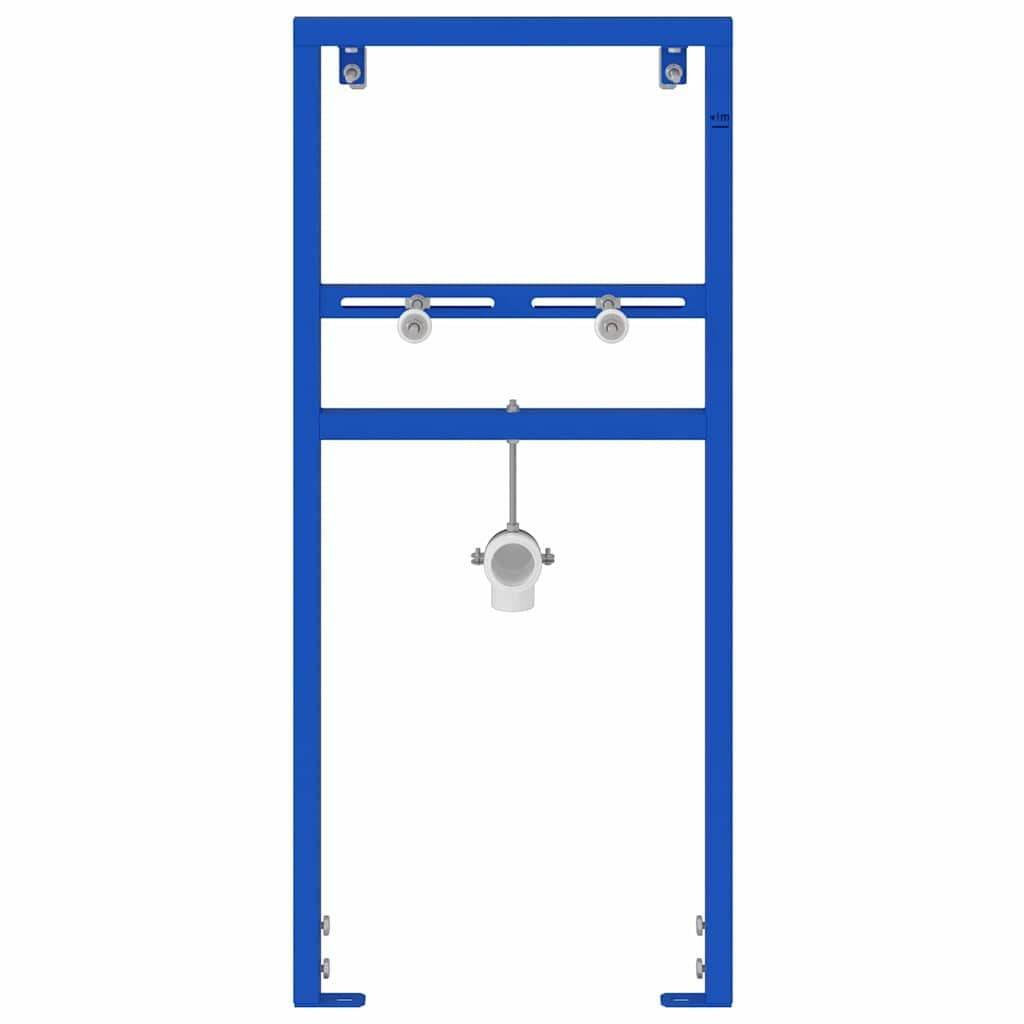 280370 - vidaXL Mbështetëse Muri për Banjo e Rregullueshme në Lartësi, Blu 50 x 3 x 112 cm