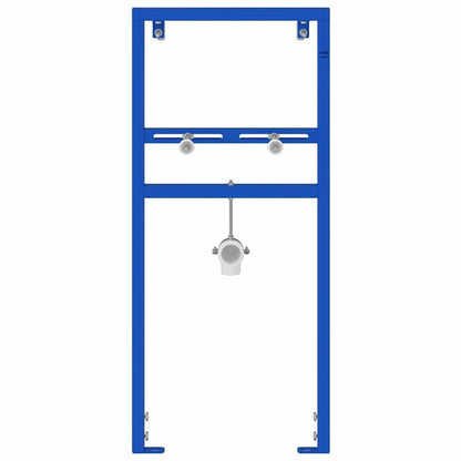 280370 - vidaXL Mbështetëse Muri për Banjo e Rregullueshme në Lartësi, Blu 50 x 3 x 112 cm
