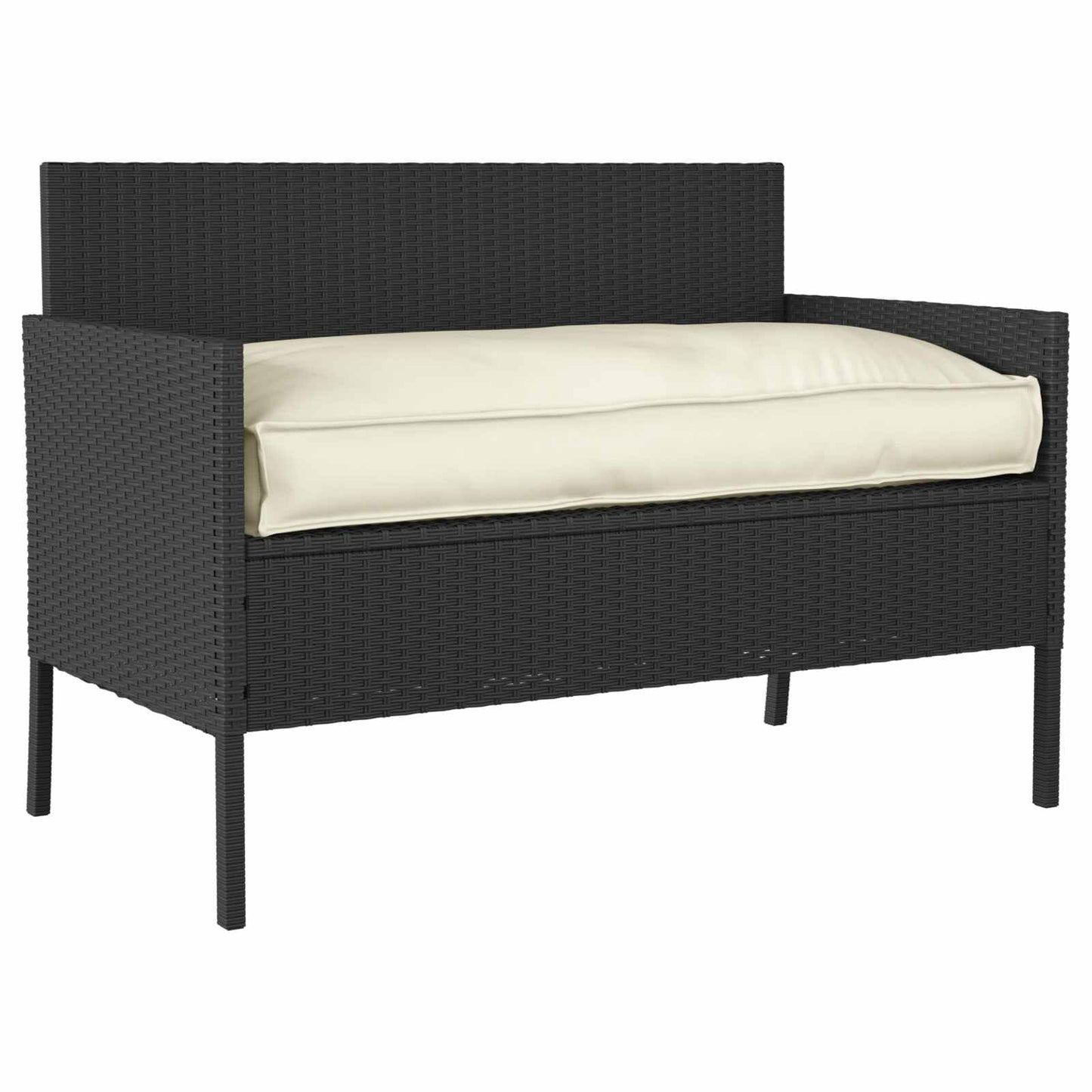 280389 - VIDA XL Jastëk Palete për Ulëse/Mbështetëse Shpine 120 x 60 cm Pëlhurë Oxford Ngjyrë Kremi