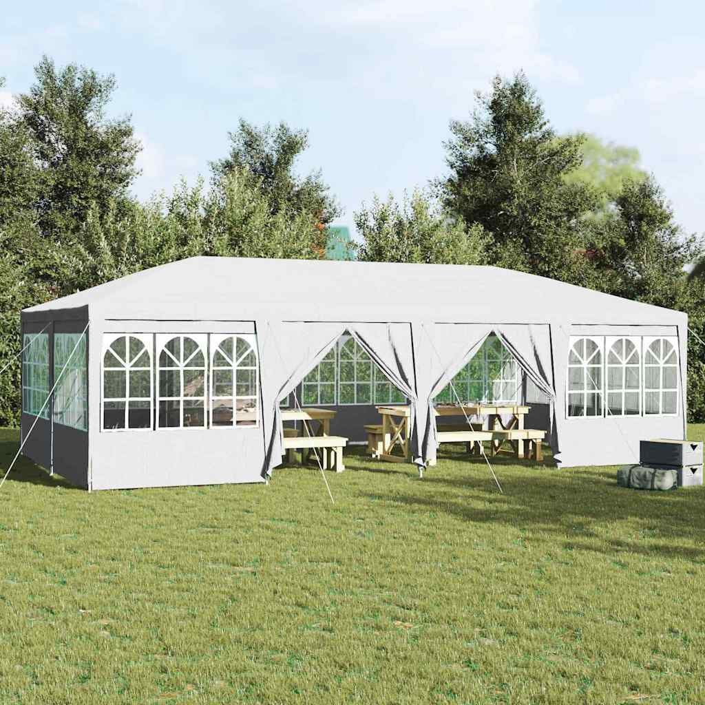 265357 - VIDA XL Tendë për festa me 12 mure anësore, e bardhë 8x4 m PE