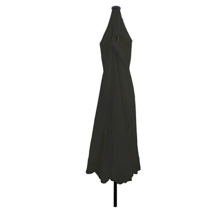 291378 - VIDAXL Çadër Kopshti 395 x 395 x 245 cm Poliester i Rrumbullakët i Zi