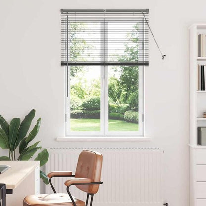 291384 - VIDAXL Perde Veneciane Gri e Errët 130 x 95 cm Alumini