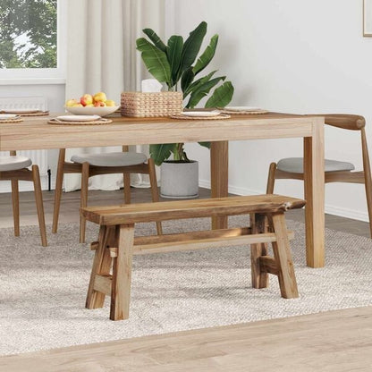 291390 - VIDA XL Stol Natyral 100 x 29 x 43.5 cm Dru Tiku i Fortë