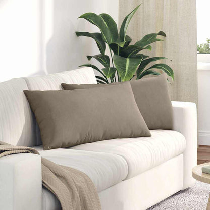 265378 - vidaXL Jastëkë Divani 2 copë, ngjyrë bezhë 80 x 40 cm