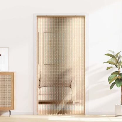 334372 - VIDAXL Perde Dere me Insekte Shumëngjyrëshe 100 x 200 cm Bambu