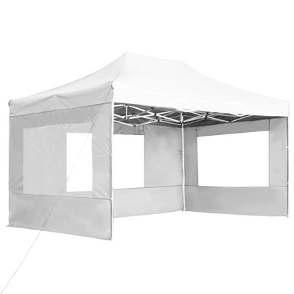 244775 - VIDAXL Tendë Profesionale për Festa e Palosshme me Mure Alumini 4,5x3 m e Bardhë
