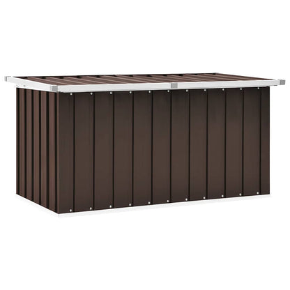 265341 - vidaXL Arkë Magazinimi për Kopsht 129×67×65 cm – Kafe