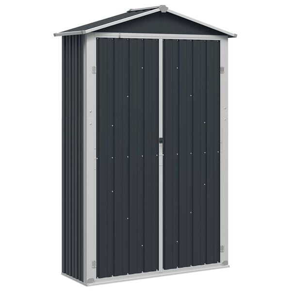 244785 - VIDAXL Kasolle Kopshti Antracit 116x45x175 cm Çelik i Galvanizuar