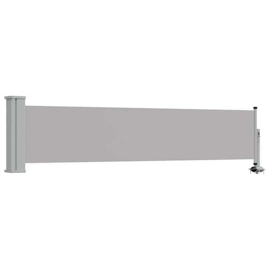 334417 - VIDAXL Tendë anësore e tërheqshme për verandë 60x300 cm Gri