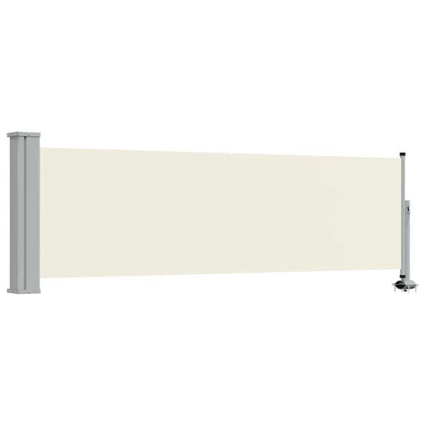 291506 - VIDAXL Tendë anësore e tërheqshme për verandë 80x300 cm, ngjyrë krem