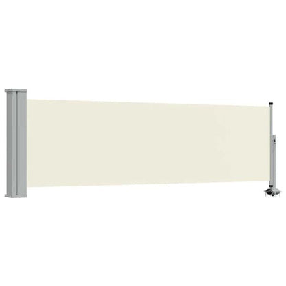 291506 - VIDAXL Tendë anësore e tërheqshme për verandë 80x300 cm, ngjyrë krem