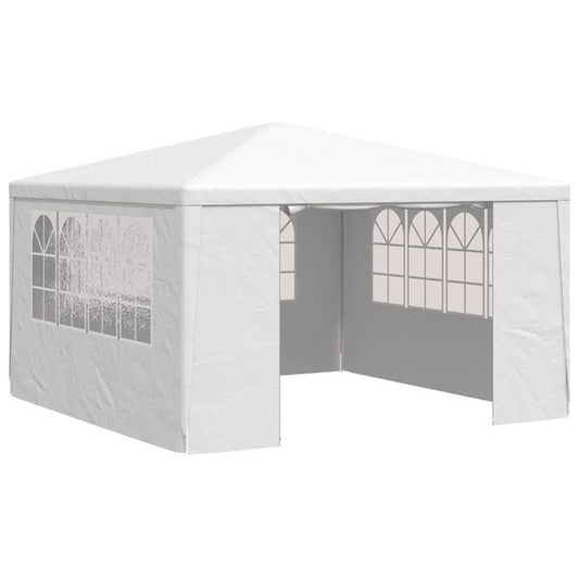 333467 - VIDAXL Tendë Profesionale për Festa me Mure Anësore 4x4 m e Bardhë 90 g/m2