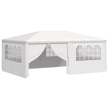333487 - VIDAXL Tendë Profesionale për Festa me Mure Anësore 4x6 m E Bardhë 90 g/m²