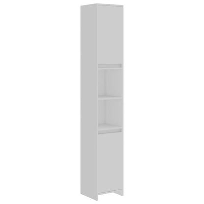 291526 - VIDA XL Dollap Banjoje i Bardhë 30x30x183,5 cm Dru i Inxhinieruar