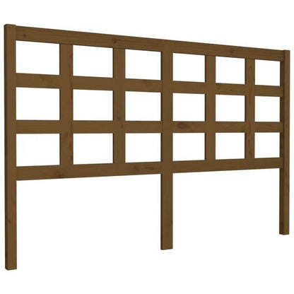 334454 - VIDAXL Koka e shtratit Ngjyrë kafe mjalti 156x4x100 cm Dru i fortë pishe