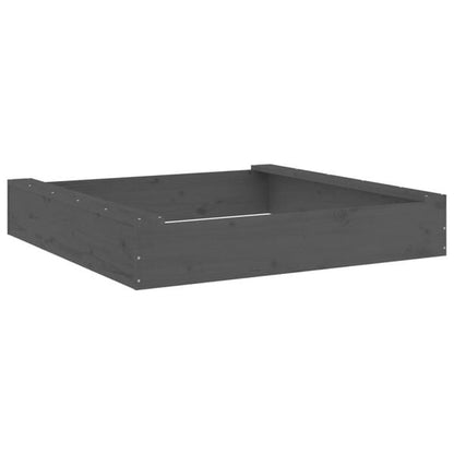 291543 - VIDA XL Sandbox me vende katror dru pishe gri