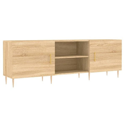 334465 - VIDAXL Kabinet TV Sonoma Lisi 150x30x50 cm, Dru i Inxhinieruar
