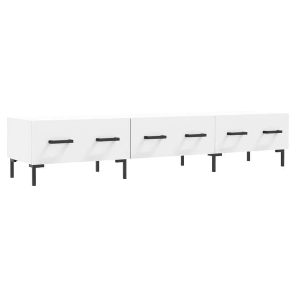 244819 - VIDAXL Kabinet TV i Bardhë 150x36x30 cm Dru i Inxhinieruar