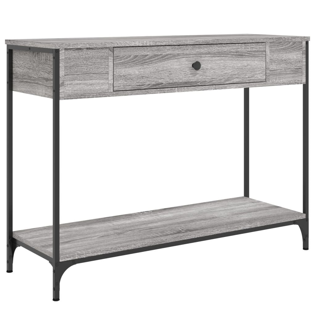 280556 - VIDAXL Tavolinë Konsole Gri Sonoma 100x34,5x75 cm Dru i Inxhinieruar