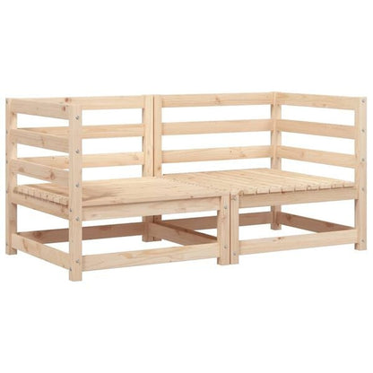 334475 - VIDA XL Divane Kopshti Këndore 2 copë 70x70x67 cm Dru Pishe i Fortë