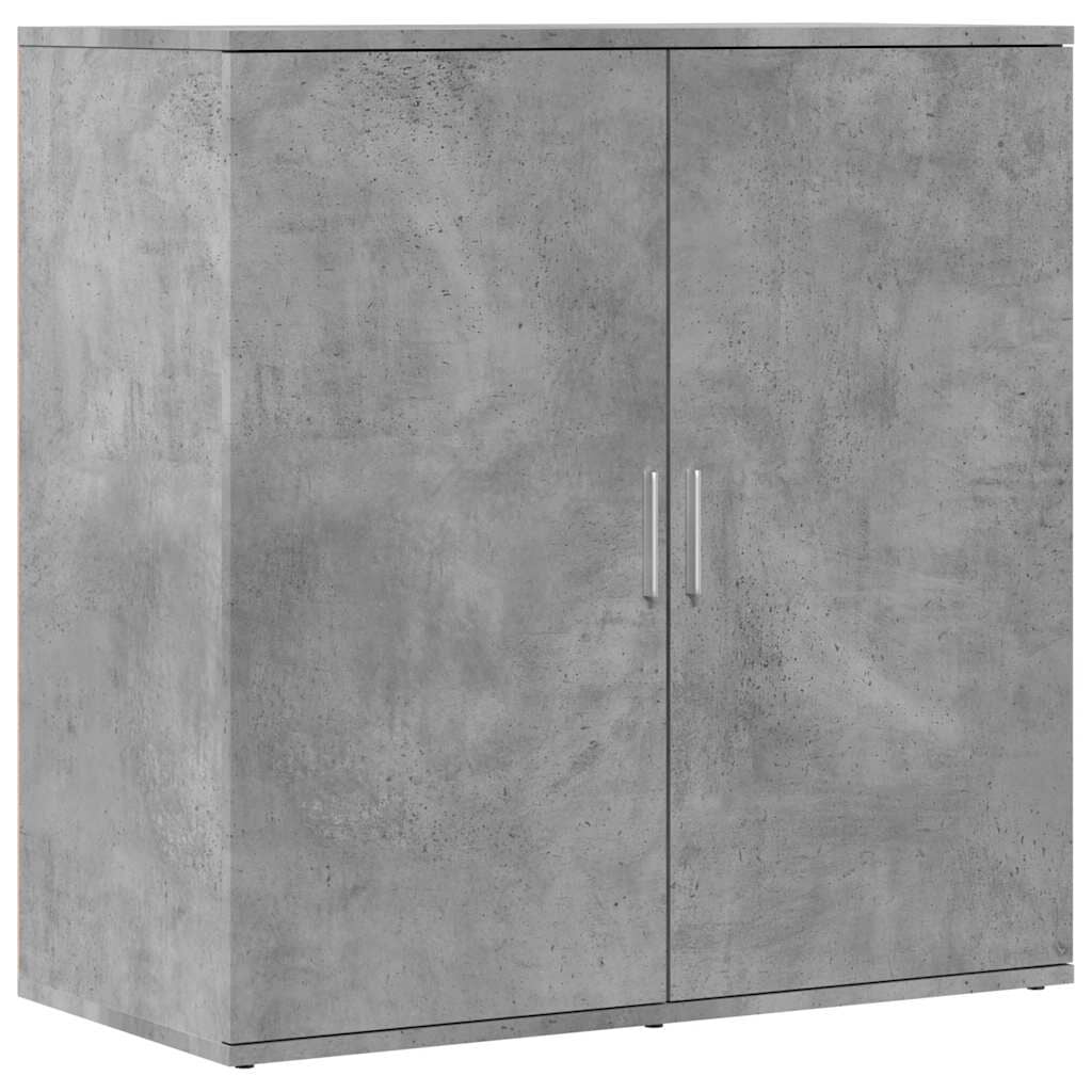 280571 - VIDAXL Bufe Gri Betoni 79x38x80 cm Dru i Inxhinieruar
