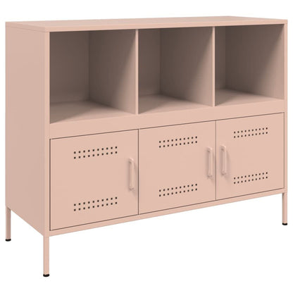 265503 - VIDAXL Bufe Rozë 100,5x39x79 cm Çelik