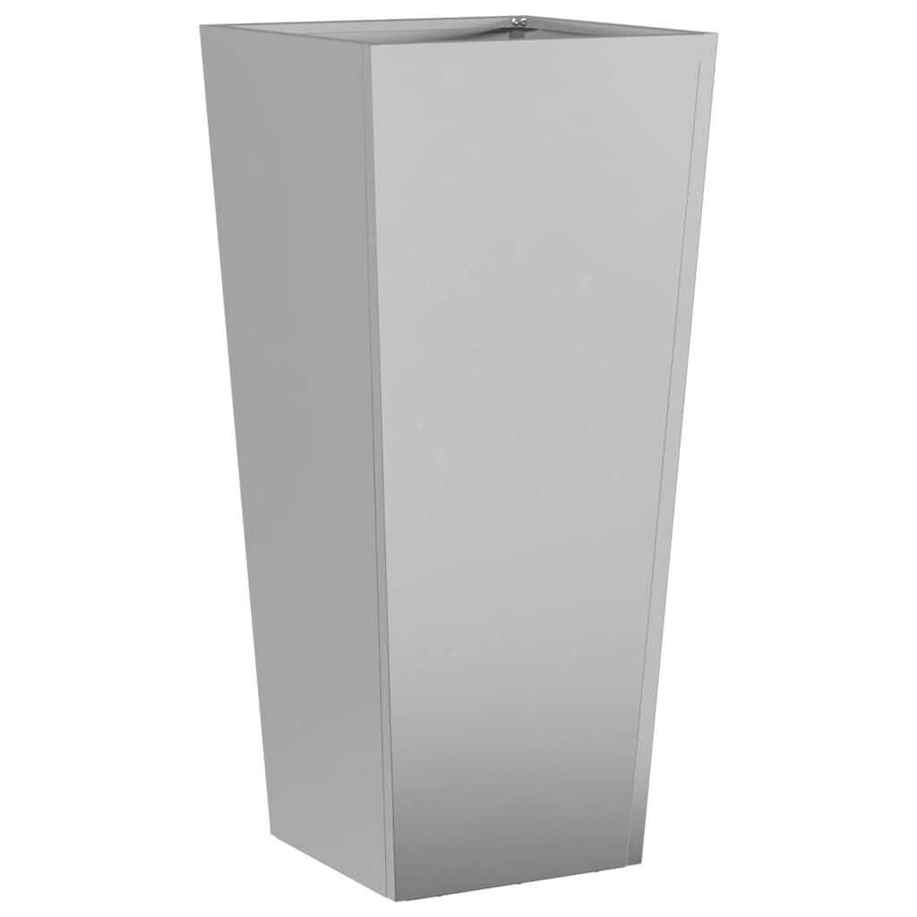 280578 - Vazo kopshti 35x35x75 cm prej çeliku të galvanizuar
