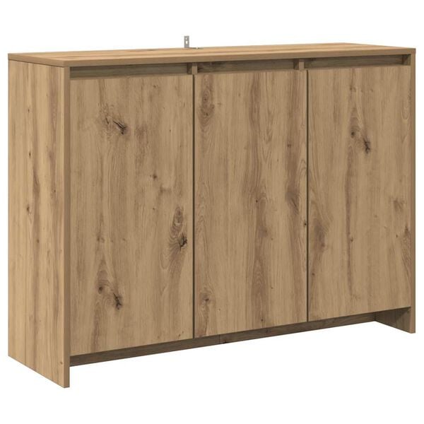 291572 - VIDA XL Bufe Artizanale Lisi 102x33x75 cm Dru i Inxhinieruar