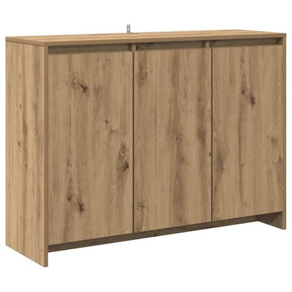 291572 - VIDA XL Bufe Artizanale Lisi 102x33x75 cm Dru i Inxhinieruar