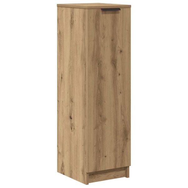 291573 - VIDA XL Dollap Këpucësh Artizanal Lisi 29,5x35x100,5 cm Dru i Inxhinieruar