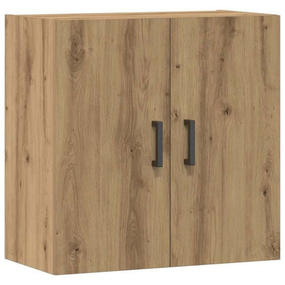 333548 - VidaXL Dollap Muri Artizanal Lisi 60x31x60 cm Dru i Inxhinieruar
