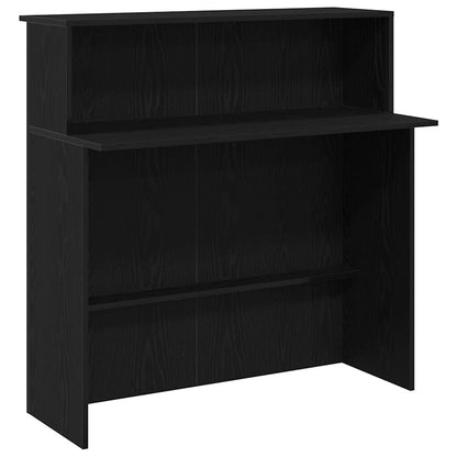 280596 - VIDAXL Tavolinë Pritjeje e Zezë 100x50x103,5 cm Dru i Inxhinierizuar