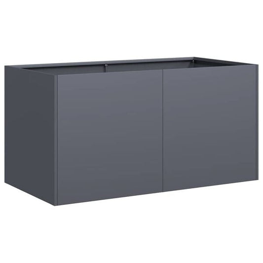 244871 - VIDAXL Vazo Antraciti 80x40x40 cm Çelik i petëzuar në të ftohtë