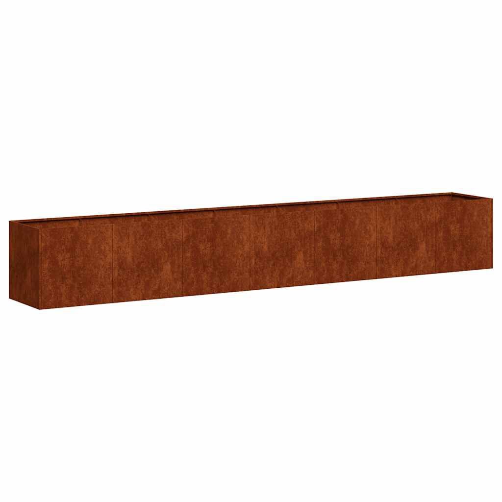 265539 - VIDAXL Vazo e ndryshkur 280x40x40 cm Çelik i Rezistent ndaj Motit