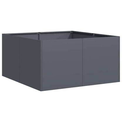 265541 - VIDAXL Vazo Antraciti 80x80x40 cm Çelik i petëzuar në të ftohtë