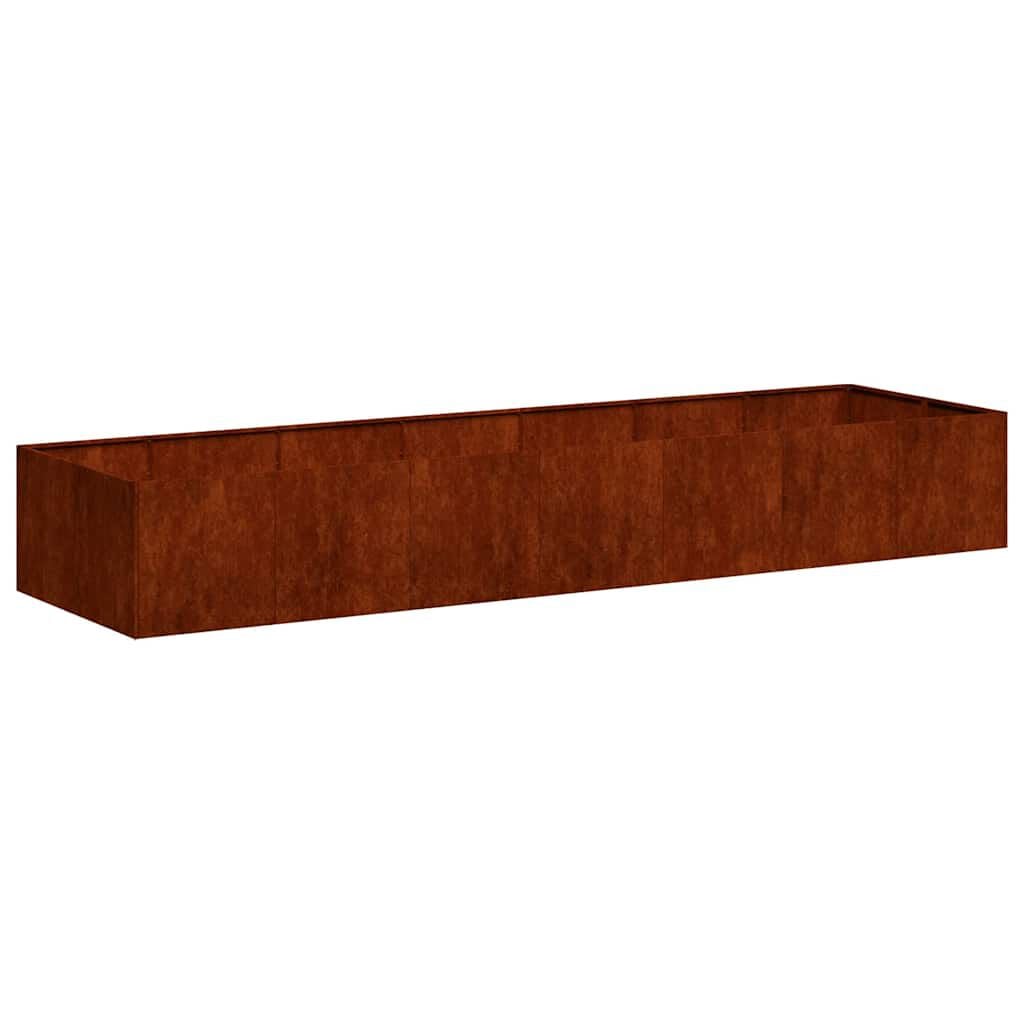 280610 - VIDAXL Vazo e ndryshkur 280x80x40 cm Çelik i Rezistent ndaj Motit