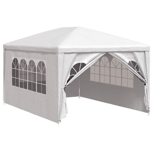 333385 - VIDAXL Tendë për festa, 3x4 m, e bardhë