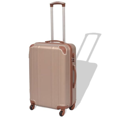 291648 - VIDA XL Set karrocesh me katër pjesë, ngjyrë shampanje